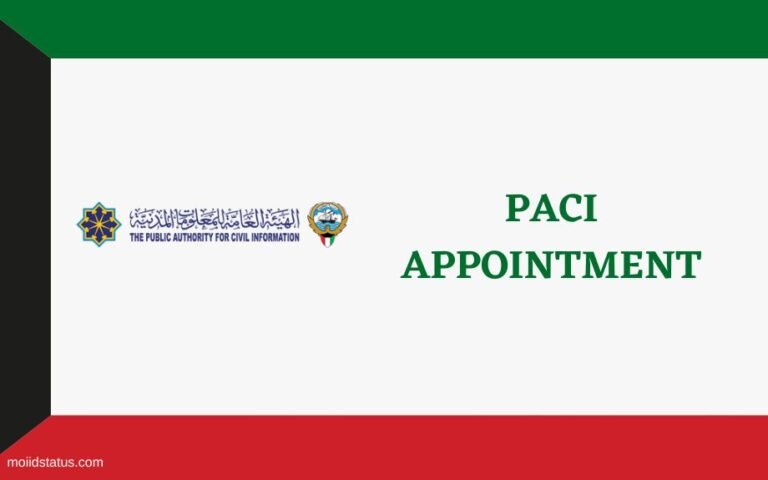 Read more about the article Get Online PACI Appointment | Book Appointment for Civil ID